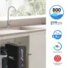 RO Reverse Osmosis Water Filtration System - 600 GPD High Flow, Tankless, Reduce TDS, Compact 4
