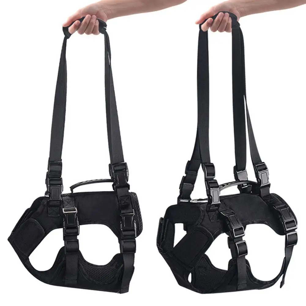 Dog Support Sling Dog Vest Harnesses Support Stair Helper Heavy Duty Adjustable Large Dog Sling Walking Aid For Disabled Old