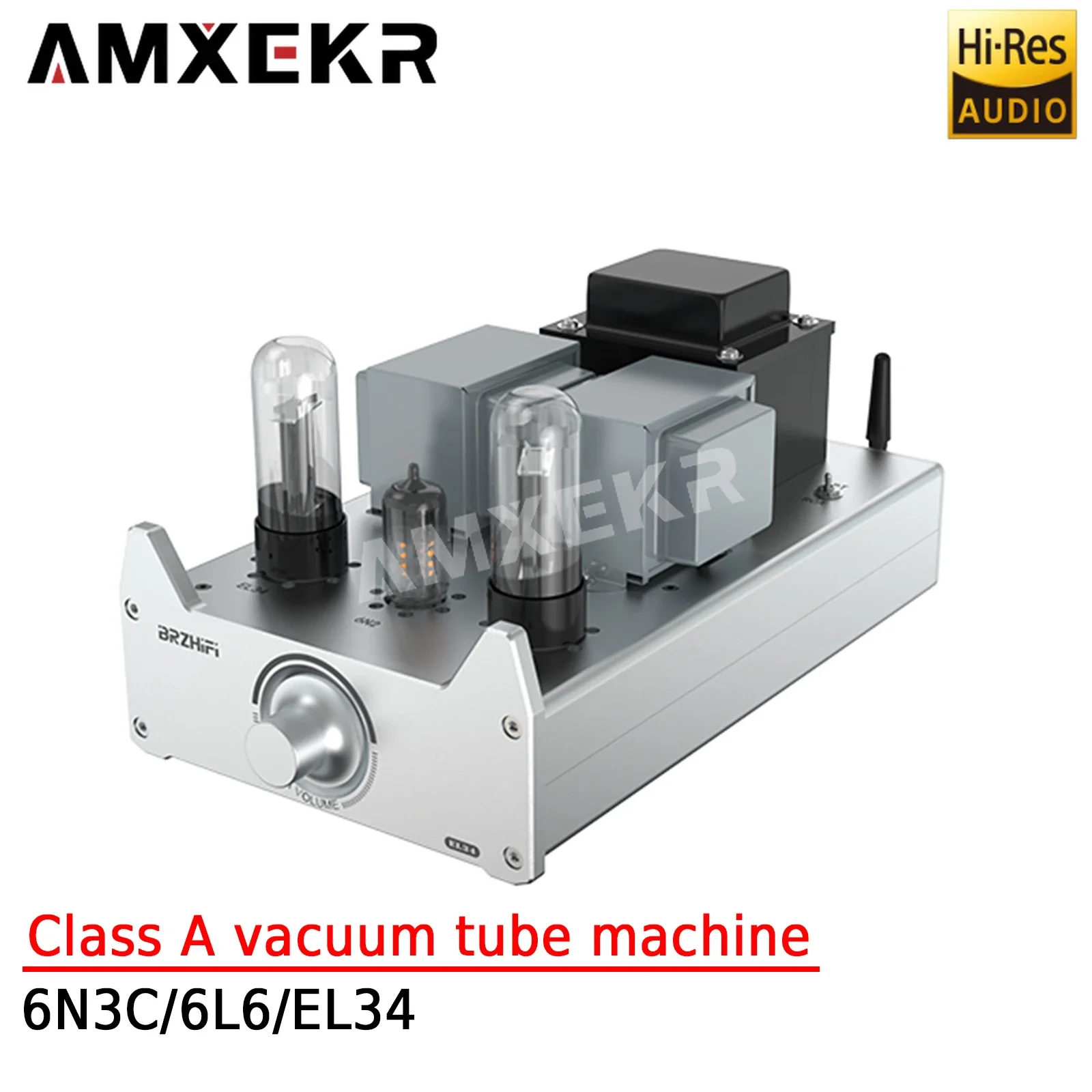 

AMXEKR A20B Single-ended Vacuum Tube Machine 8W*2 Class A Power Amplifier HiFi Fever Grade 6N3C/6L6/EL34