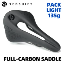 Redshift Full-Carbon Fiber Pack Light weight Lightweight Saddle for Road Bike MTB Mountain Bike Bicycle