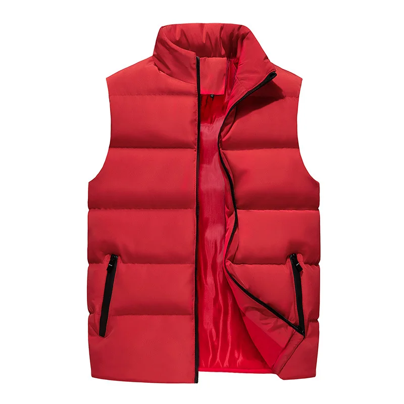 Soft Padded Waistcoat Men Lightweight Waistcoat Stylish Men's Winter Vest Warm Windproof Sleeveless Outerwear for Outdoor fashionable vests sleeveless vests sleeveless vest