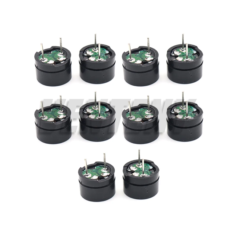 3V 5V 12V Active Buzzer 12095 Piezo Magnetic Long Continous Beep Tone Alarm Ringer 12085 Passive 16R Fit For Computers 10Pcs