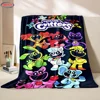 S-Smiling C-Critters Horr0r Game Cartoon Flannel Blanket for Bed Bedroom Sofa Picnic,Throw Blanket for Cover Outdoor Leisure Nap 1
