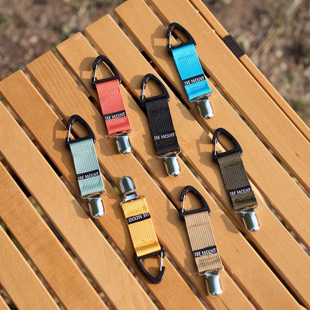 Backpack Clips Hat Keeper Clip Glove Clip Carabiner Outdoor Travel Camping Tool