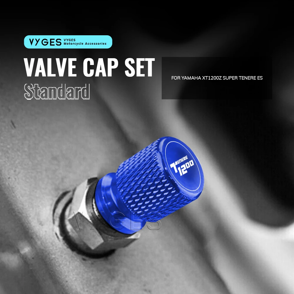 

Motorcycle Standard Valve Cap Set Tire Caps Set For Yamaha XT1200Z Super Tenere ES