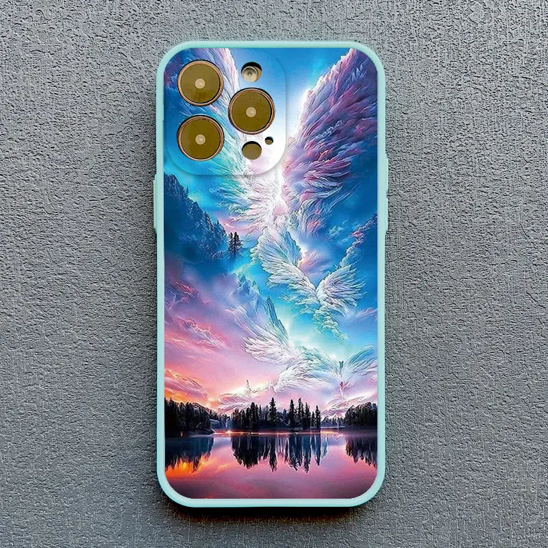 Voyage Ocean Cloudy Horizon Handyhülle für iPhone 13 12 Pro Max Mini 16 15 14 11 Pro Max 7 8 Plus XR XS X stoßfeste Handyhülle – Detail 5