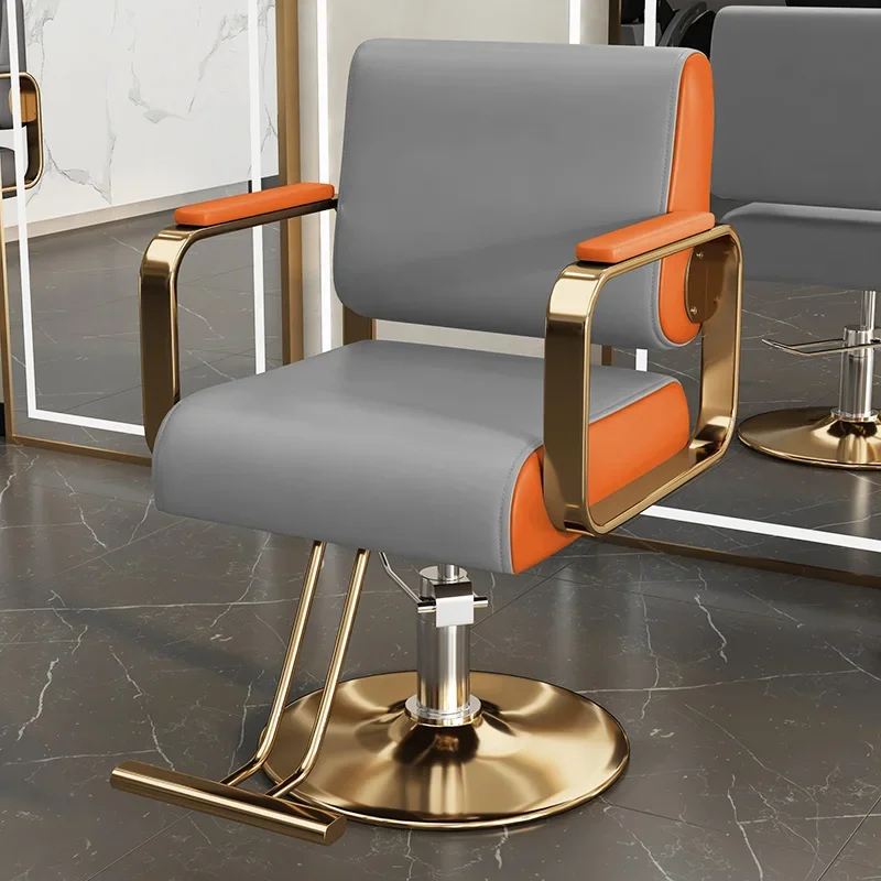 

Makeup Wheel Barber Chairs Beauty Reclining Tattoo Barber Chairs Professional Swivel Silla De Barbero Nail Salon Furniture