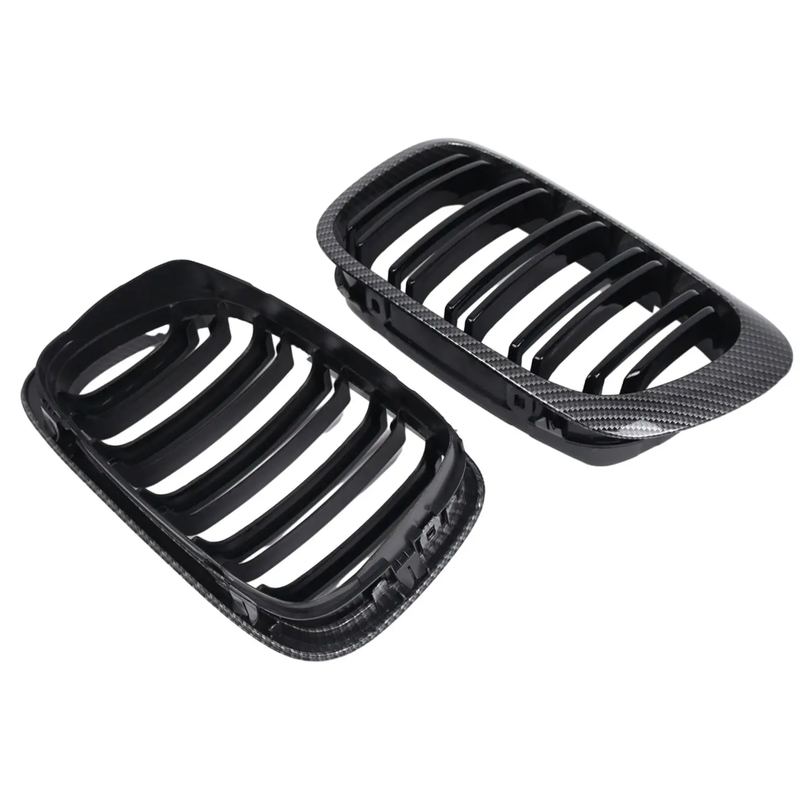 2Pcs Front Radiator Kidney Chrome Grille 51138208686 for BMW M3 Durable