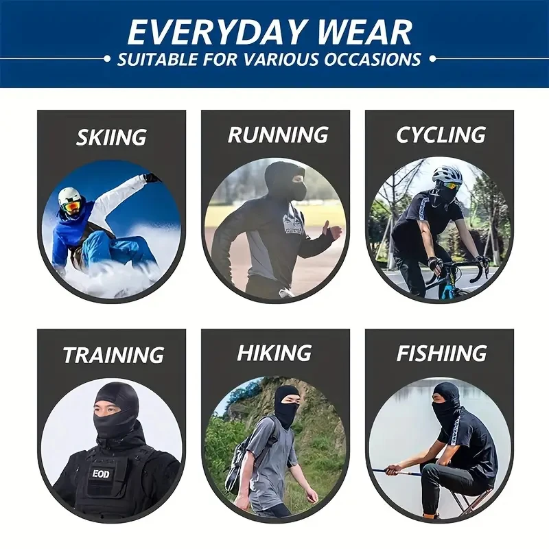 360 Degree Lightweight Cooling Hood Sun Protection Shroud Mask, for Outdoor Activities, Fishing, Surfing, Swimming, 6
