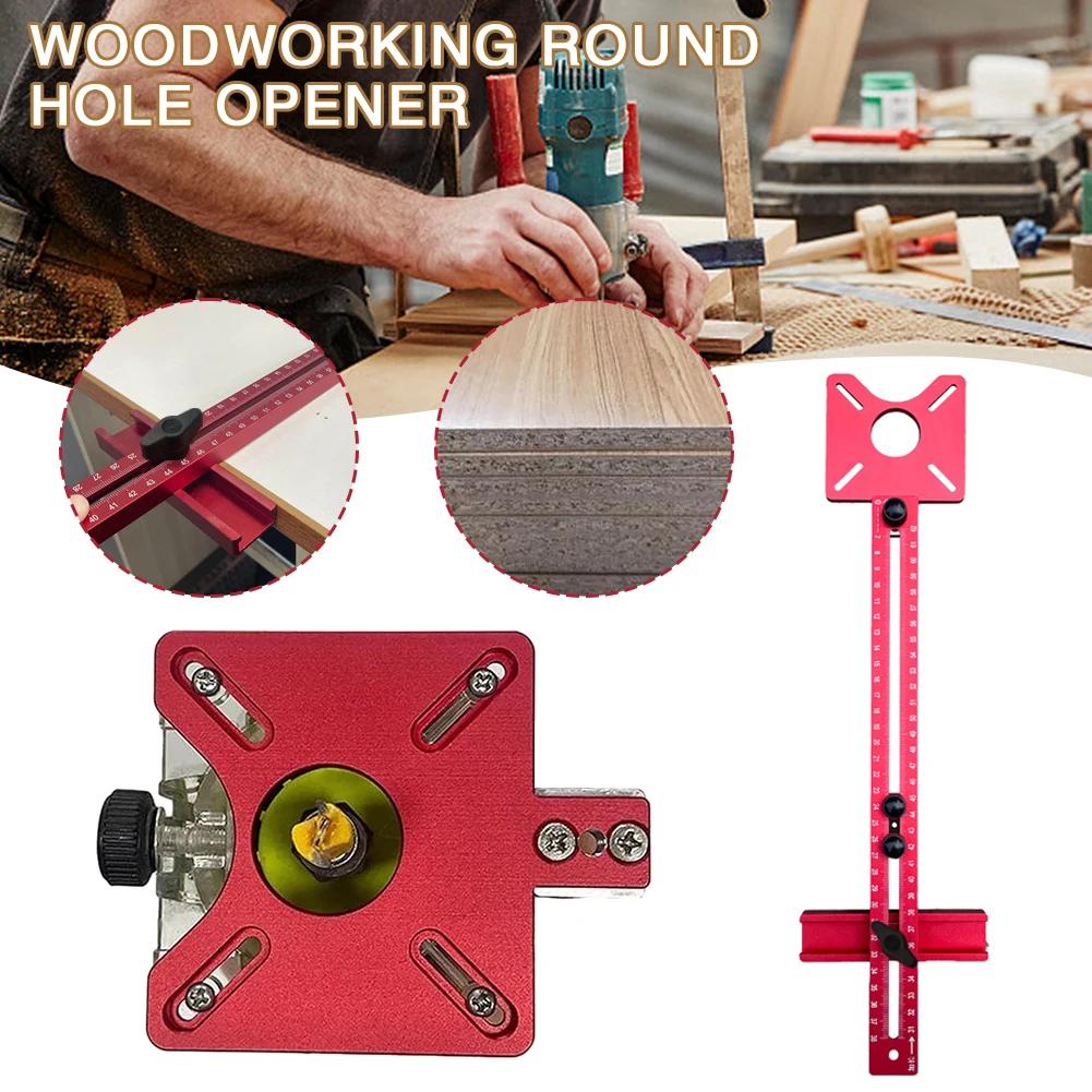 Aluminum Alloy Cutting Milling Rounders Heavy Duty Wood Hole Slotting Cutter For Blockboard
