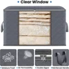 Large Capacity Clothes Storage Bag Foldable Blanket Storage Containers for Organizing Bedroom Closet 2