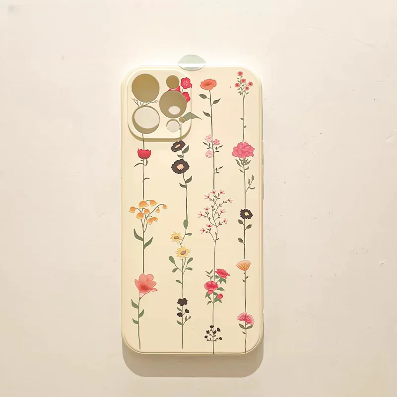 Fresh Small Floral Shockproof Soft Flower Phone Case Cover