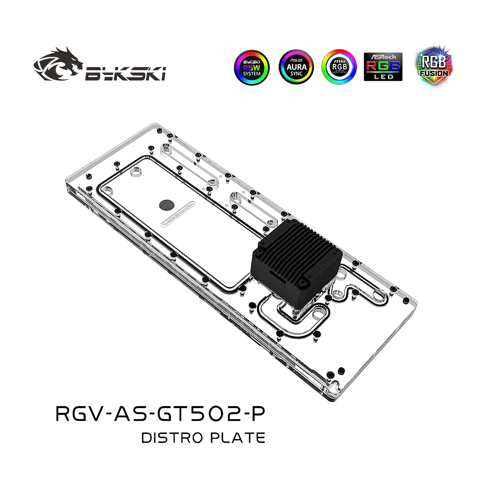 

Bykski RGB Water Cooling Distro Plate Reservoir for ASUS TUF Gaming GT502 RGV-AS-GT502-P