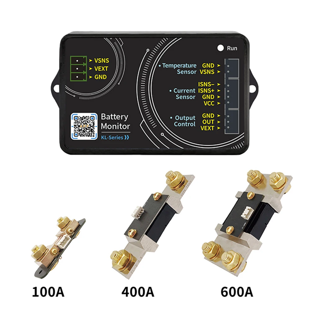 Batterijmonitor 0-120 V Voltmeter Ampèremeter Bluetooth
