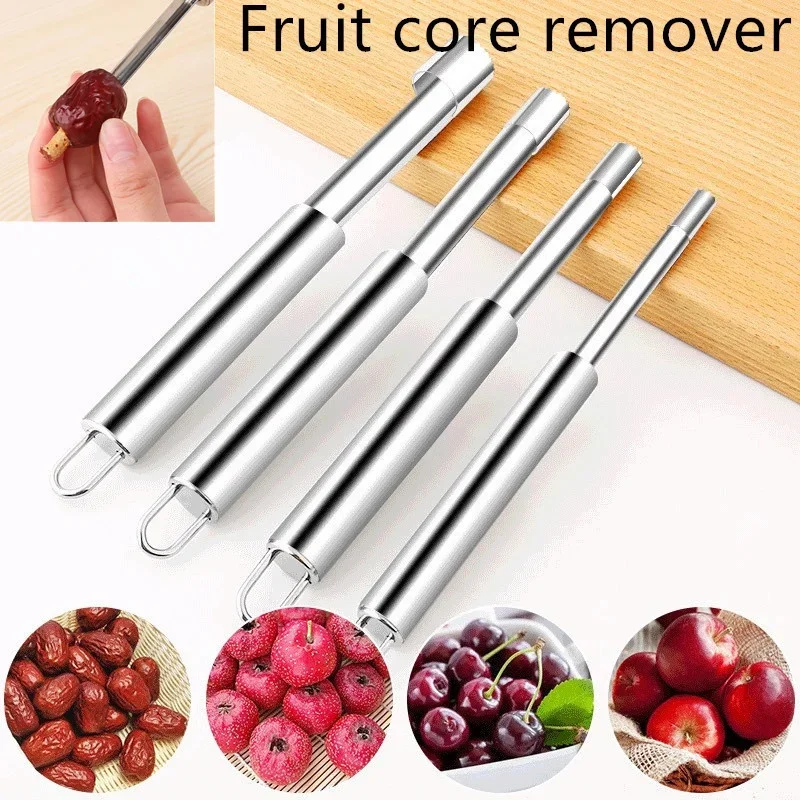 

1 PCS/Set Stainless Steel Apple Corer Fruit Seed Core Remover Pear Apple Seeder Slicer Knife Kitchen Gadgets Vegetable Tools