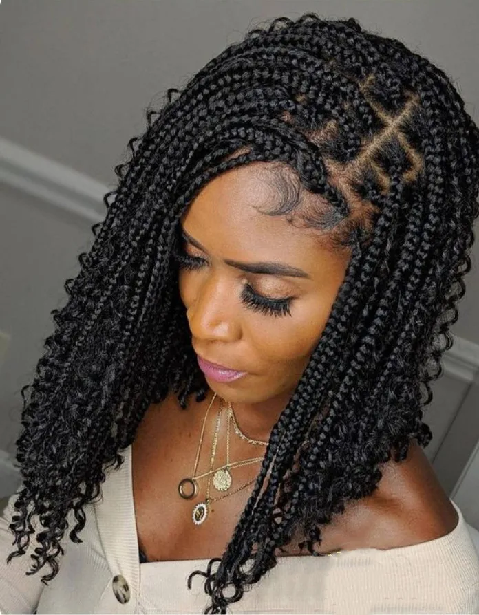 Synthetic Hair Braided Wigs Women Short Crochet Hair Braids Black Wig Braid African Braiding Bob Wig Female synthetic hair wigs