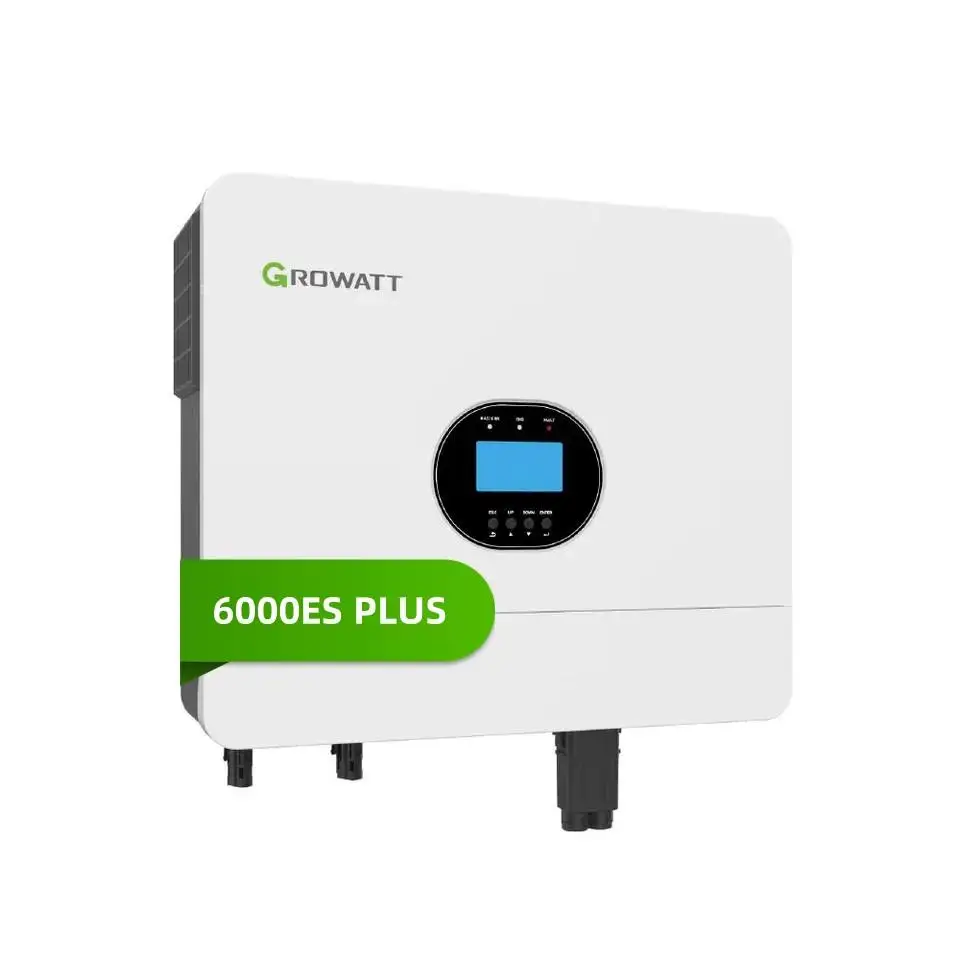 Growatt Spf 6000Es Plus Eu 230Vac 50/60Hz 6Kw Off Grid Sistema Solare Inverter Prezzo Per Batteria 48V