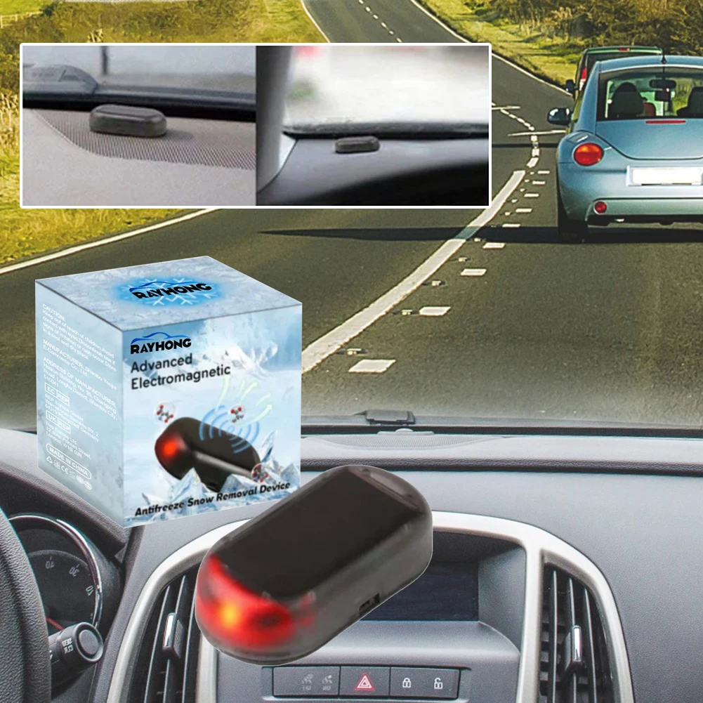 Car Electromagnetic Molecular Interference Antifreeze Device Windshield Deicer Car Ice Snow Remover Winter Auto Interior Parts