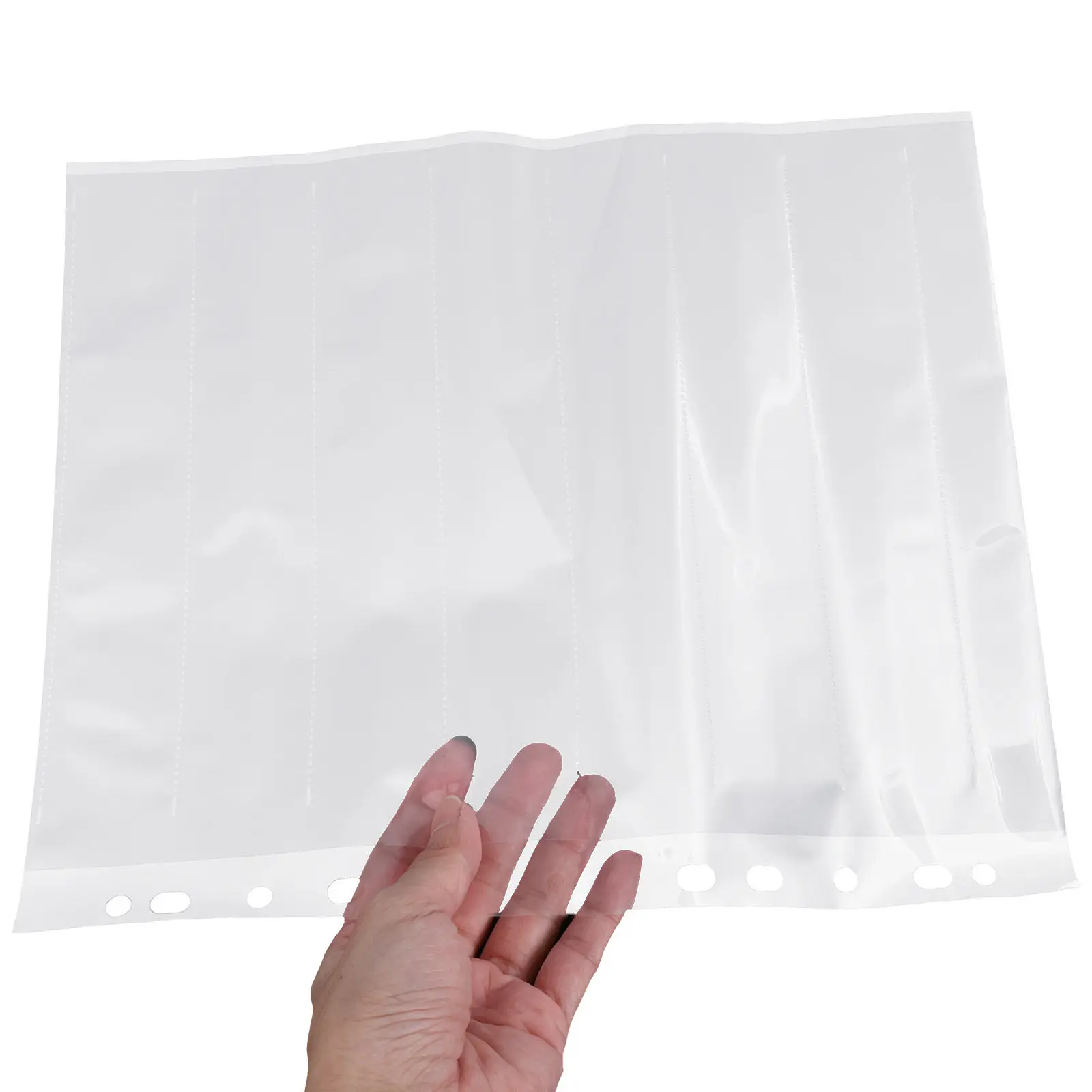 10Pcs 방수 네거티브 슬리브 필름 보호 보관 페이지 방진 사진 필름 정리함 보관 시트