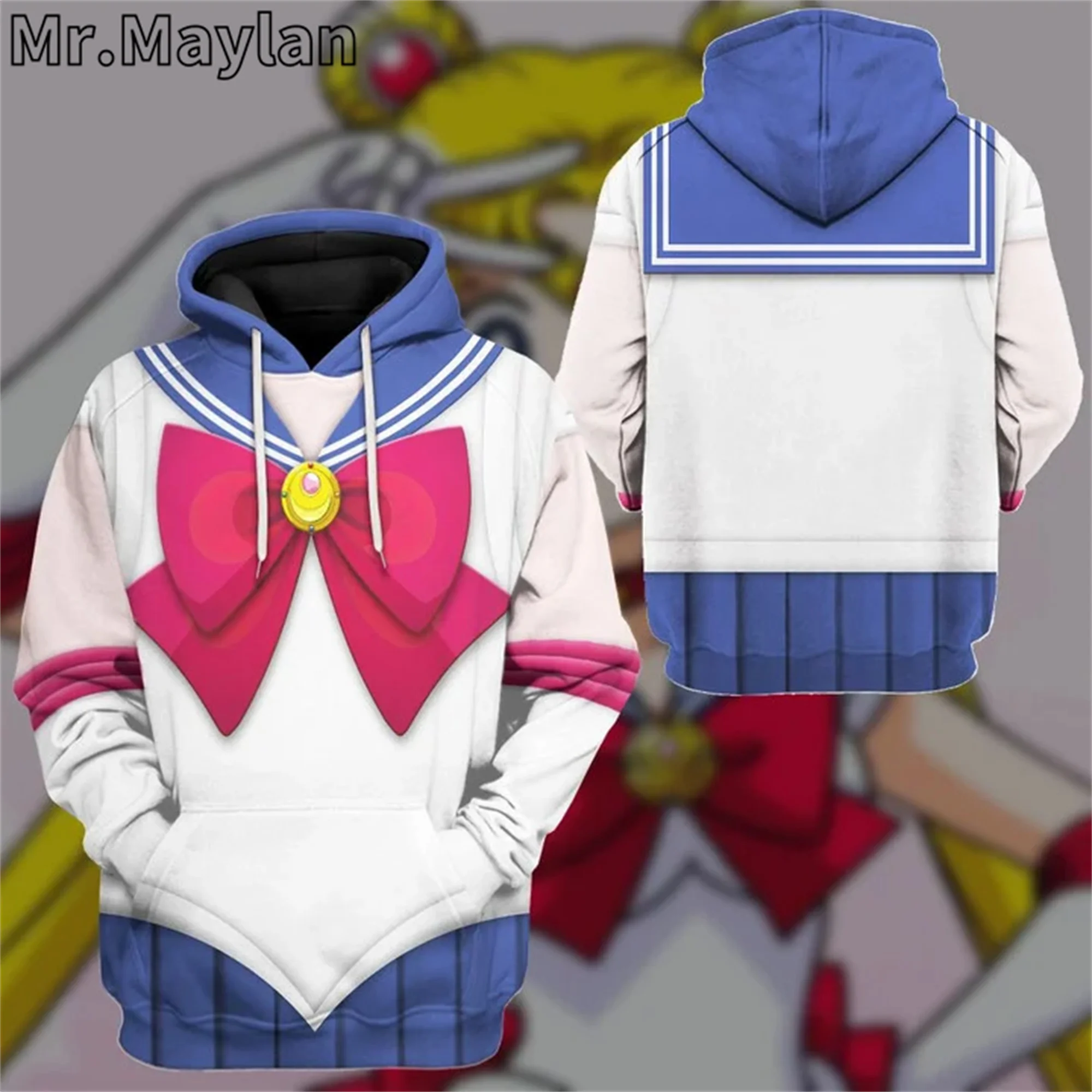 

Sailor Moon Custom Cosplay Apparel 3D Full Printed Unisex Hoodie Men Sweatshirt Streetwear Zip Pullover Casual Jacket Tracksuits