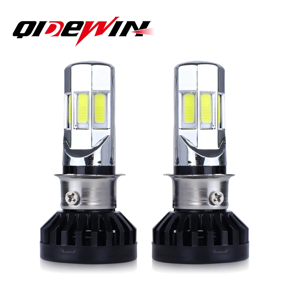 QIDEWIN Универсальная мотоциклетная светодиодная лампа для фар 6000K 3500LM 35W для всех автомобилей, передние прожекторы