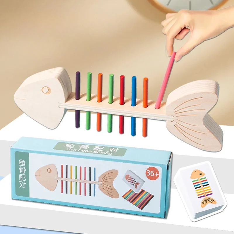 لعبة مونتيسوري المبكرة لرياض الأطفال المطابقة الألوان