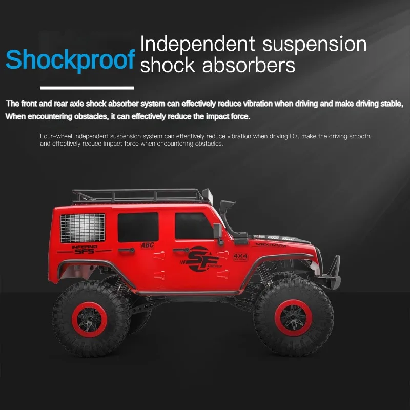 WLtoys 104311 4x4 1/10 Large Remote Control Car Four-wheel Drive Off-road Climbing Car Electric Toy Car Rc Cars for Adults 5