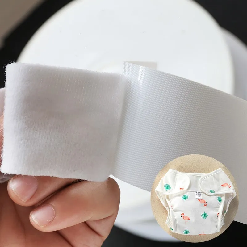 20/25/30/38/50mm*2M Black White Soft Loops and Hooks Thin Baby Diaper Sew-on DIY Fastener Adhesive Tape Sewing Accessories