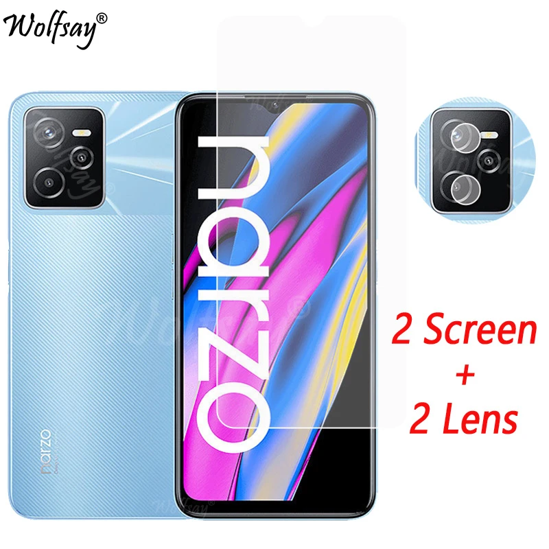 Fotocamera Len Per Realme Narzo 50A Prime Pellicola Proteggi Schermo Realme Narzo50A Prime Vetro Per Fotocamera Per Realme Narzo 50A Prime Glass