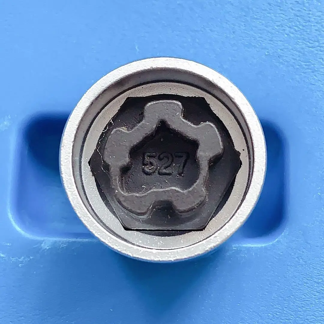 Clé Antivol Écrou De Roue OTOTEC - Compatible VW (Touareg, Tiguan...) - Acier Chromé - Sécurité Roue Voiture