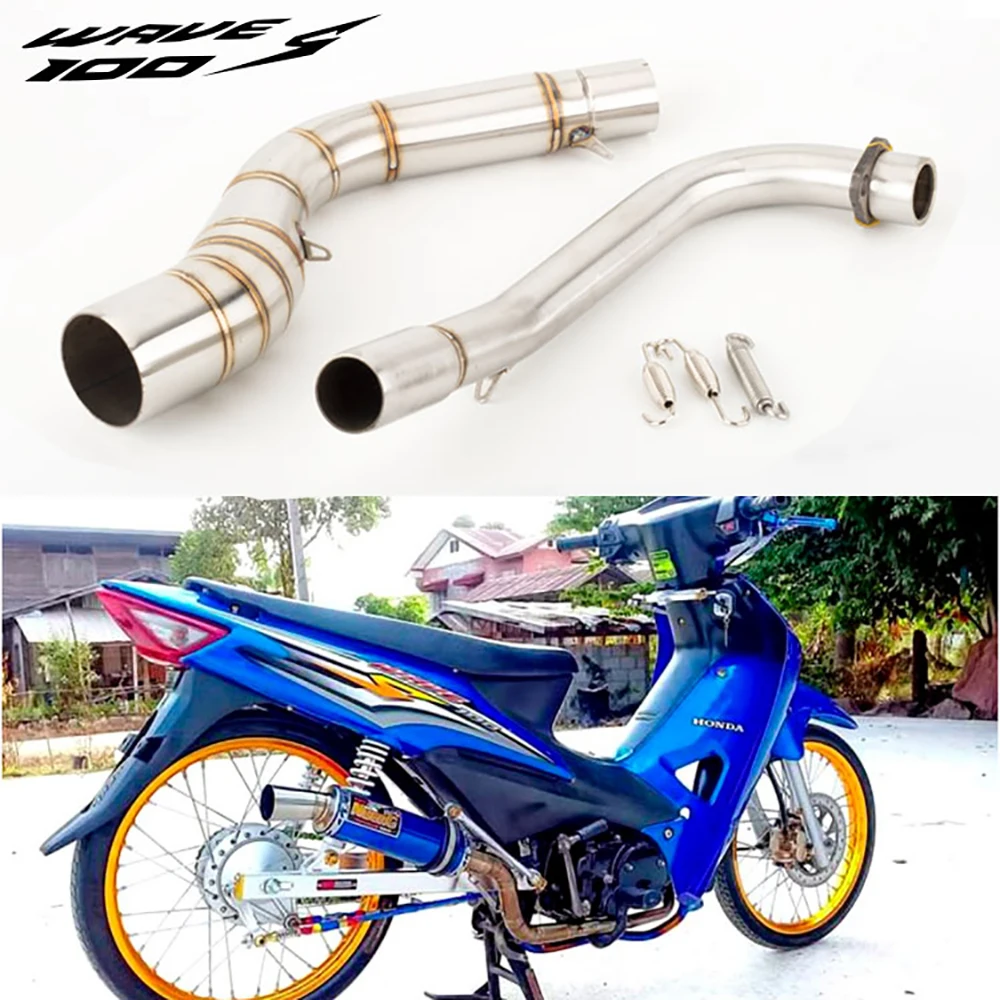

Выхлопная труба для мотоцикла Honda WAVE100 100S 100R XRM100 XRM 110 Euro 100 rusi 110