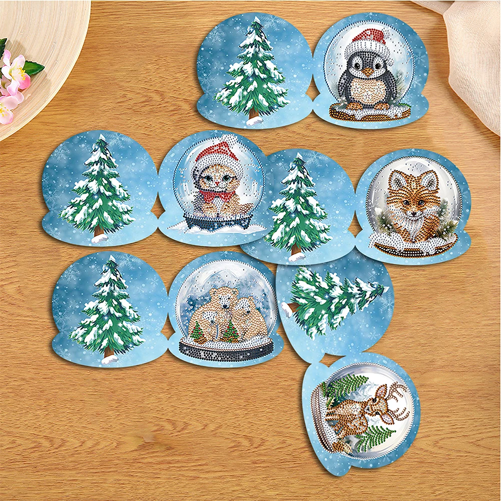 5D DIY Diamond Painting, wenskaarten kerstkaarten vakantie wenskaarten kits met enveloppen voor kerst familie cadeau 8 stuks (fq kerstkaart 1 5D DIY Diamond Painting, wenskaarten kerstkaarten vakantie wenskaarten kits met enveloppen voor kerst familie cadeau 8 stuks (fq kerstkaart 1