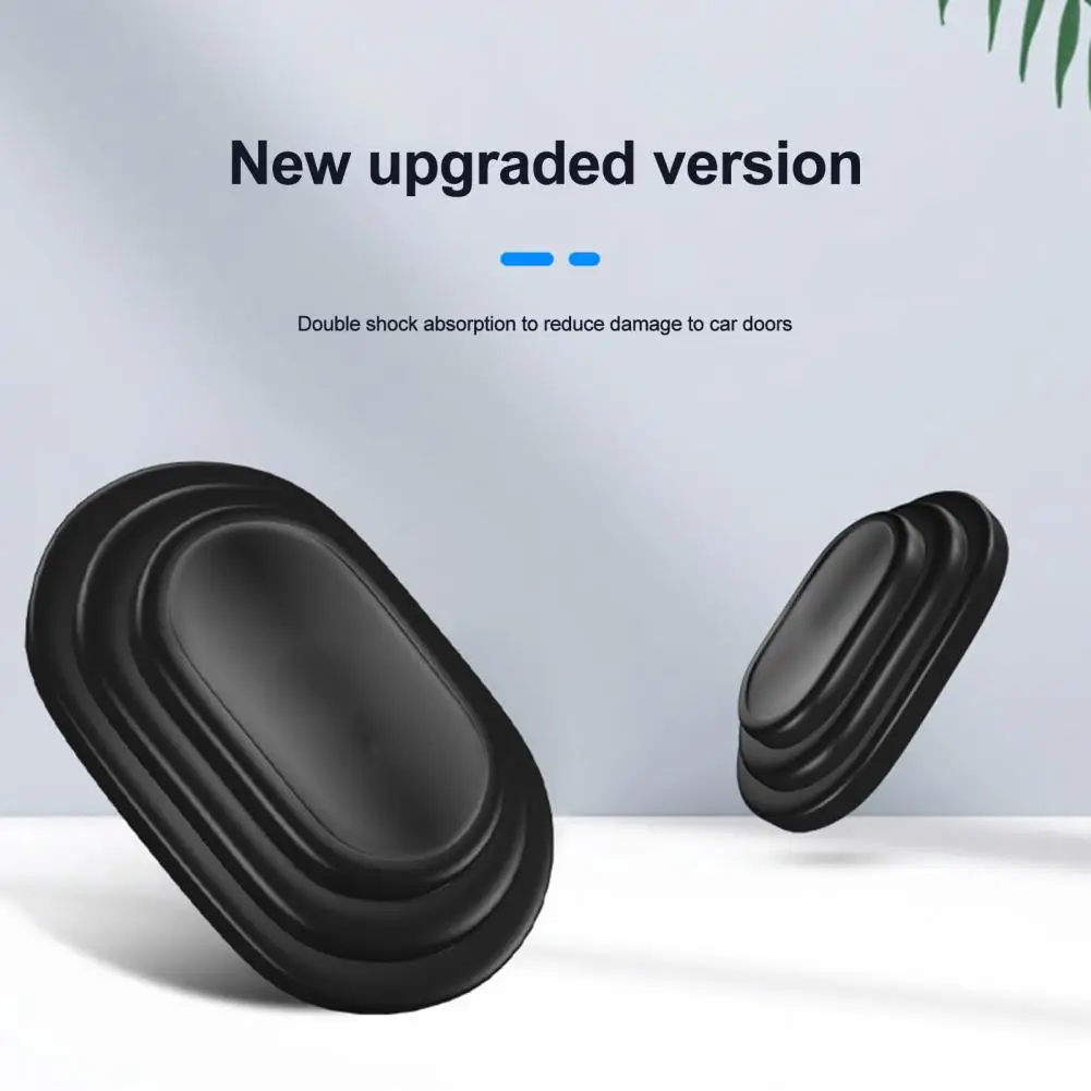 Shock Absorber Gasket Door Noise Gasket Car Door Silicone Pads Car Door Rubber Pads Car Door Rubber Protector Door Shock Absorber Pads Auto Door Shock Absorber Waterproof Car Door Pad Car Shock Pad Noise Reduction Kit 12pcs Adhesive Anti-collision