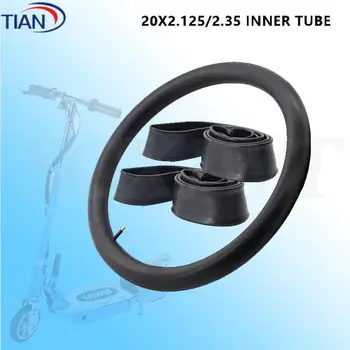 Camera d'Aria per Bicicletta Elettrica 20x2.125/2.35, Gomma di Alta Qualità per Pneumatici da 20 Pollici 20X2.35 20X2.125, per Bici Elettriche E-bike