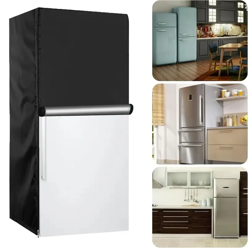All-Season Dust Protection Vertical Refrigerator Cover, 210D Oxford Cloth