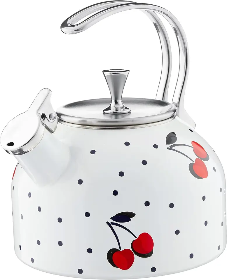 Kate Spade Vintage Cherry Dot Tea Kettle