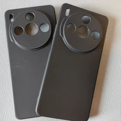 Sleek Black Matte Silicone Case for Nubia Z60S Pro (Black)