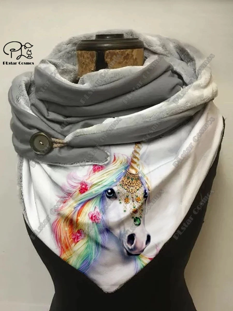 Рисунок 6 - Женская теплая шаль с 3D-принтом