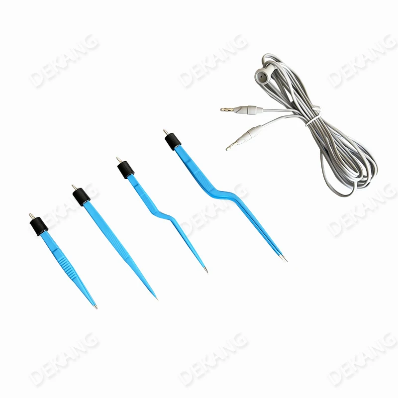 American Gauge Bipolar Coagulation Forceps Adapts All High Frequency Electrotome American Standard Tweezers Connection Wires