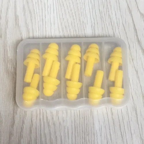 소음 감소 실리콘 귀마개, 소음 차단, 편안한 수면 귀마개, 코골이 방지, 5 쌍 4