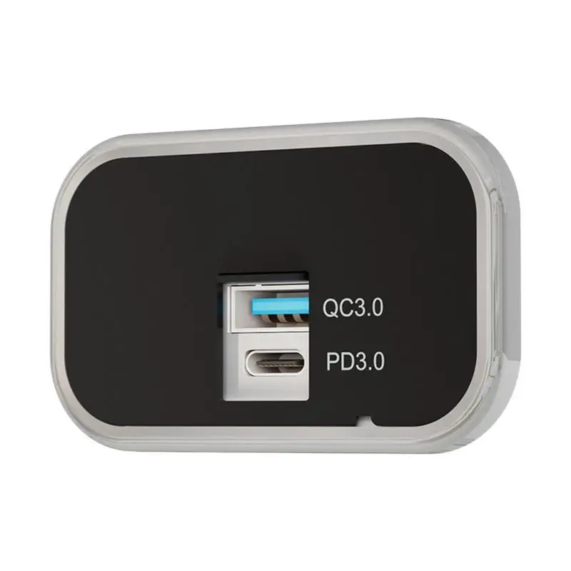

Car Charger Outlet Universal Fast Charge Port for Vehicles Easy Installation Car USB Charger Smart Charging Hub for Cars