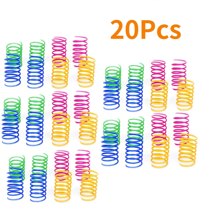 Kitten Coil Spiral Springs Cat Toys Interactive Gauge Cat Spring thumbnail 3