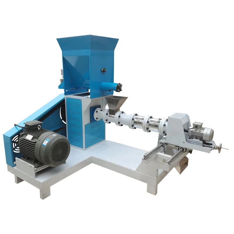 Industrial Fish Feed Manufacture Line Pellet Drying Machine Fully Automatic Fish Feed Mill Pellet Extruder Machine