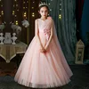 Shiny Toddler Little Big Girls Crystal Bowknot 3D Flower Girl Birthday Party Formal Evening Dance Party Gown 1032 6