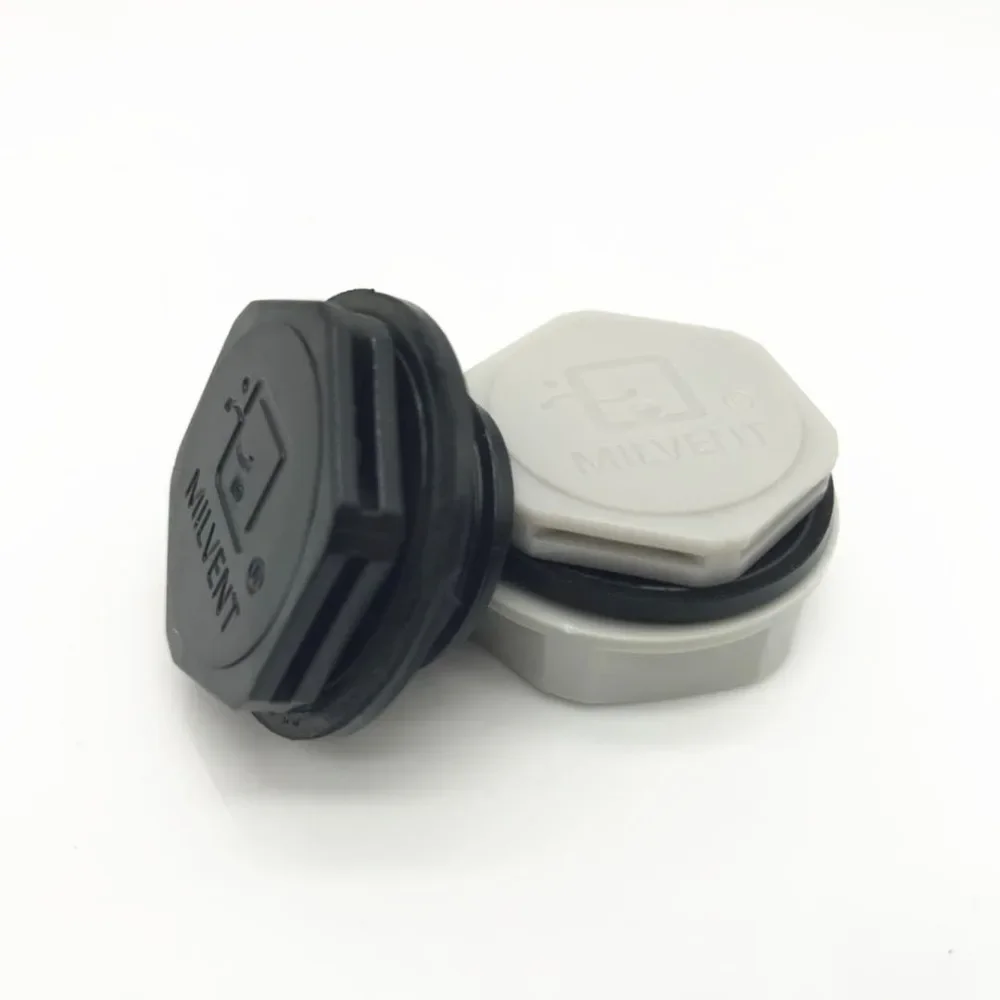 Milvent Screw In Vent Type M20*1.5 Air Permeable Vent Waterproof Breathable Plug Protective Vents For Outdoor Lighting