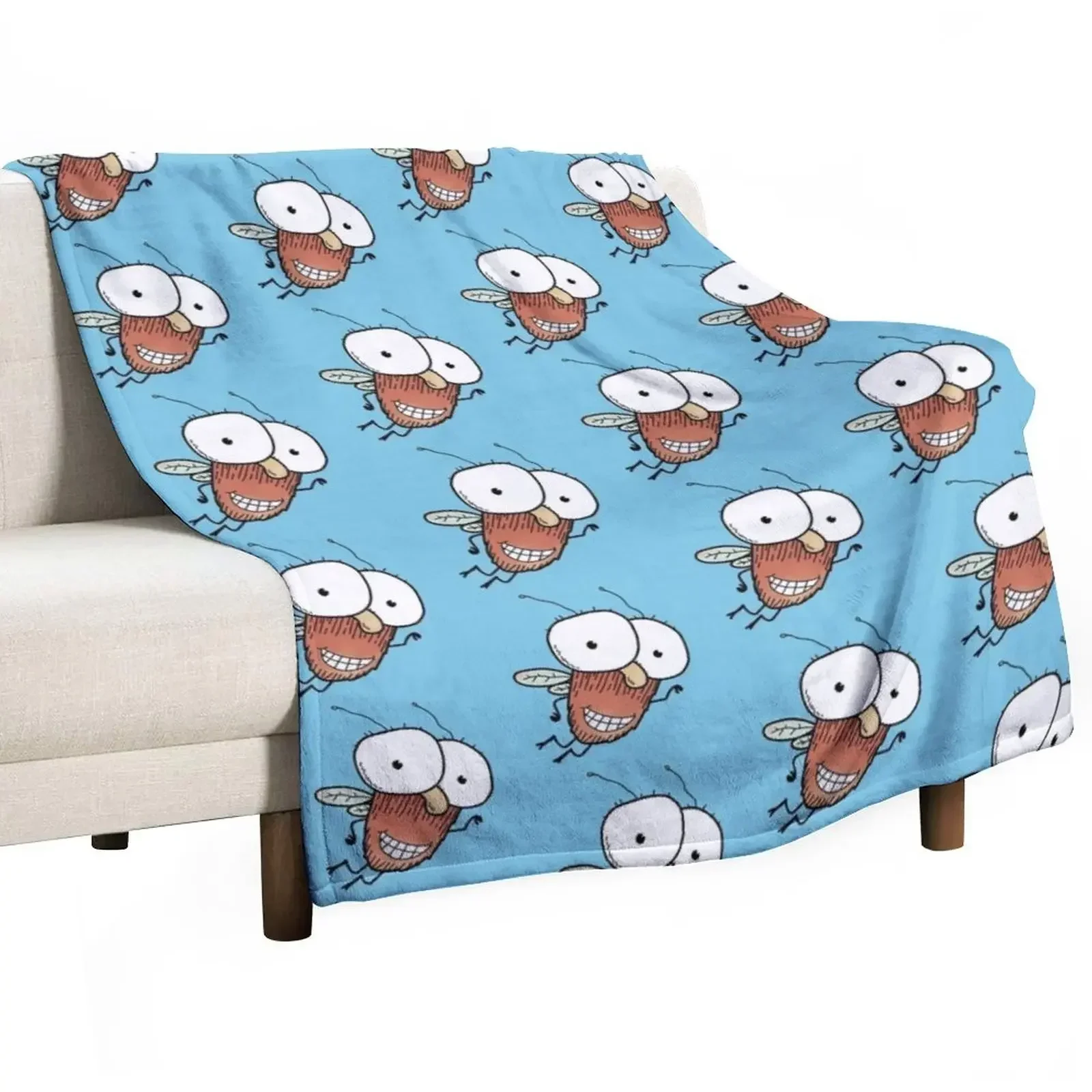 

Fly guy fan art Throw Blanket Soft Plush Plaid Flannel Fabric Flannels Blankets