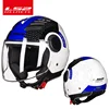 Casque moto Femme Ouvert pour Homme et Femme, Demi-Visage de Plongée pour Motocross