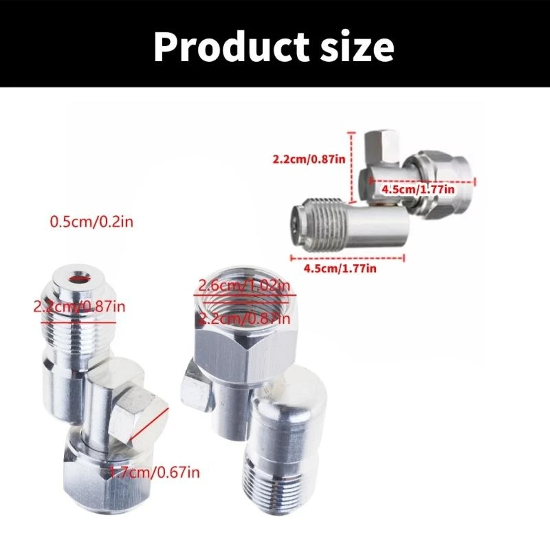 Practical 360 Degree Rotating Swivels Joint for Airless Paint Sprayer Guns Accessory with Gracos 235486 7/8 Inch Thread