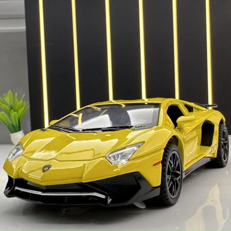 

Diecast 1:32 Alloy Lamborghini LP750 Sport Car Model Sound And Light Collective Kid Boys Toys Vehicles Home Decor Metal Car Toy