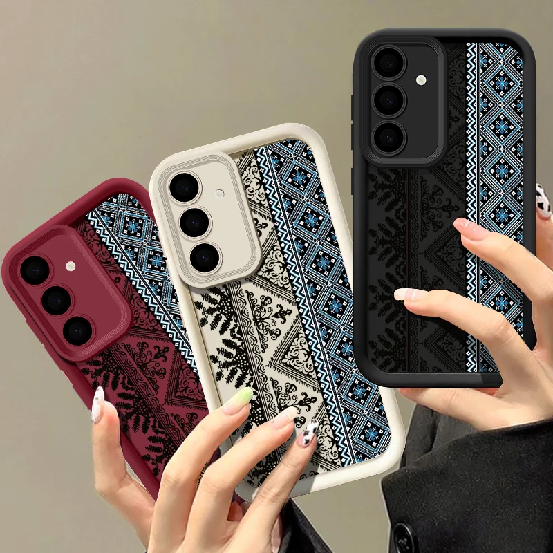 Vintage Patterns Phone Case - Timeless Design with Enhanced Protection